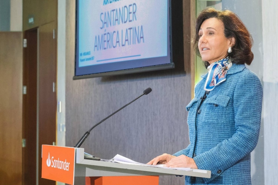 Ana Bot&iacute;n, presidenta de Banco Santander.