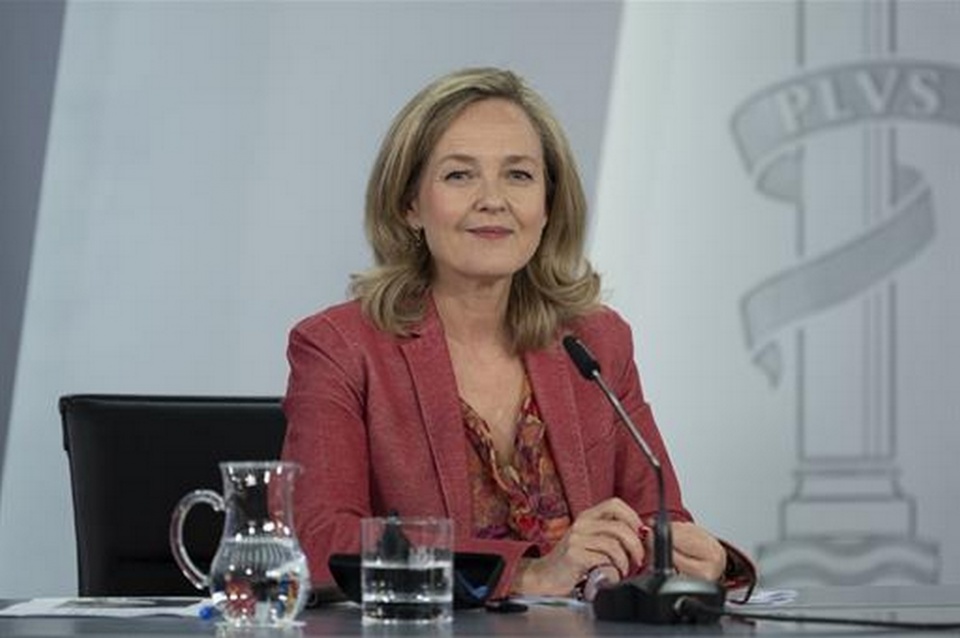 La vicepresidenta primera y ministra de Asuntos Econ&oacute;micos y Transformaci&oacute;n Digital, Nadia Calvi&ntilde;o, en una foto de archivo. (Pool Moncloa/Borja Puig de la Bellacasa)