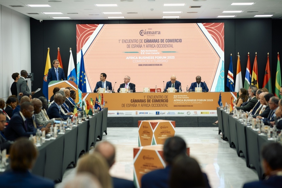 El I Encuentro de C&aacute;maras de Comercio de Espa&ntilde;a y &Aacute;frica Occidental ha servido para visibilizar a Canarias como un lugar de referencia para las empresas de ambas regiones.
