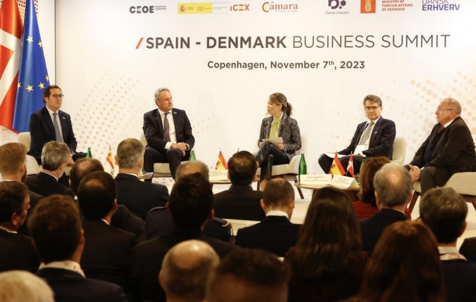 El presidente de CEOE, Antonio Garamendi, en el Encuentro empresarial Spain-Denmark Business Summit. / (Casa de S.M. el Rey)
