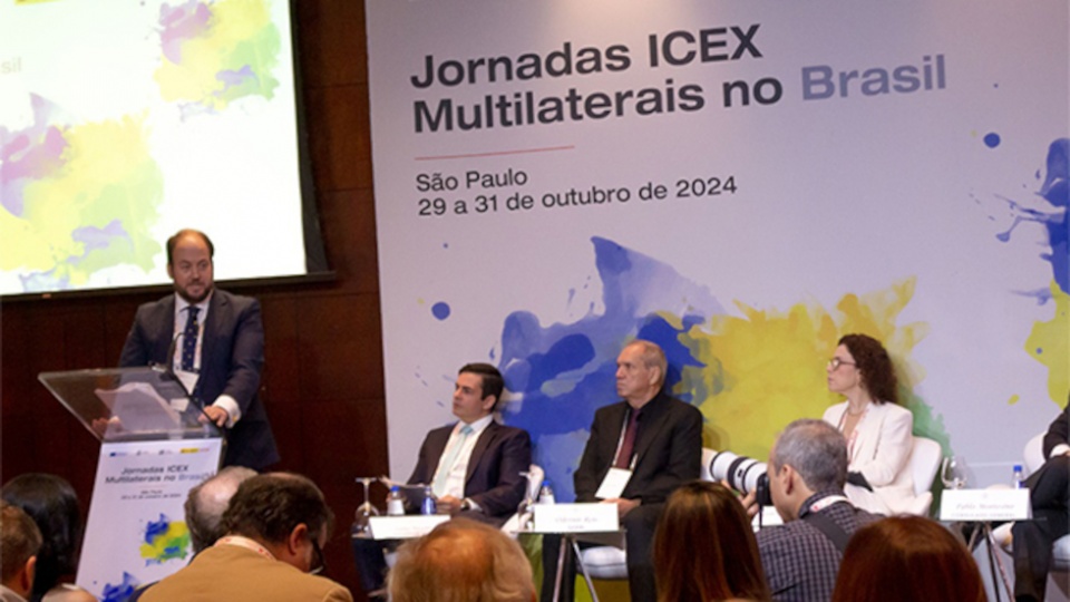 El director general de Internacionalizaci&oacute;n Empresarial de ICEX, Pablo Conde, inaugura las Jornadas.