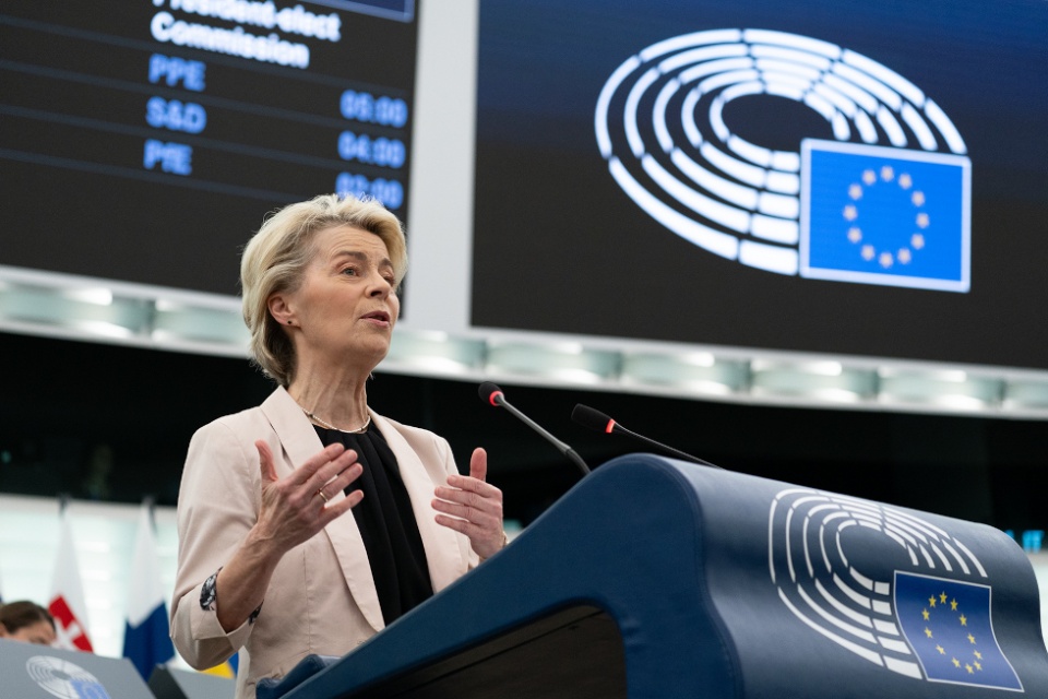 Tras la elecci&oacute;n por el Parlamento, la nueva Comisi&oacute;n von der Leyen asumir&aacute; sus funciones el 1 de diciembre &copy; European Union, 2024 - EP