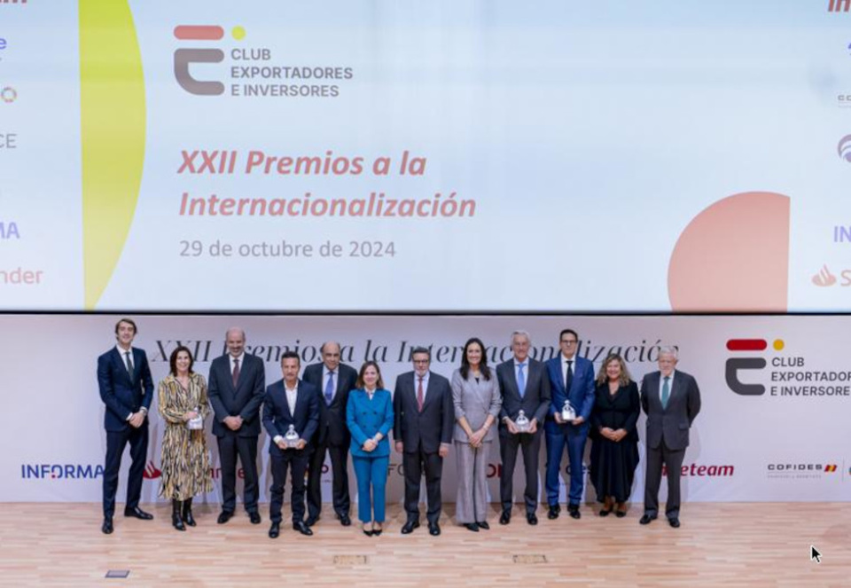 XXII Premios a la Internacionalizaci&oacute;n Club de Exportadores e Inversores  Foto de archivo.