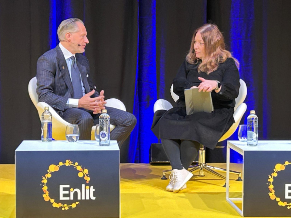 El Presidente de la Autoridad Portuaria de Bilbao, Iv&aacute;n Jim&eacute;nez, ha participado en Enlit Europe 2025.