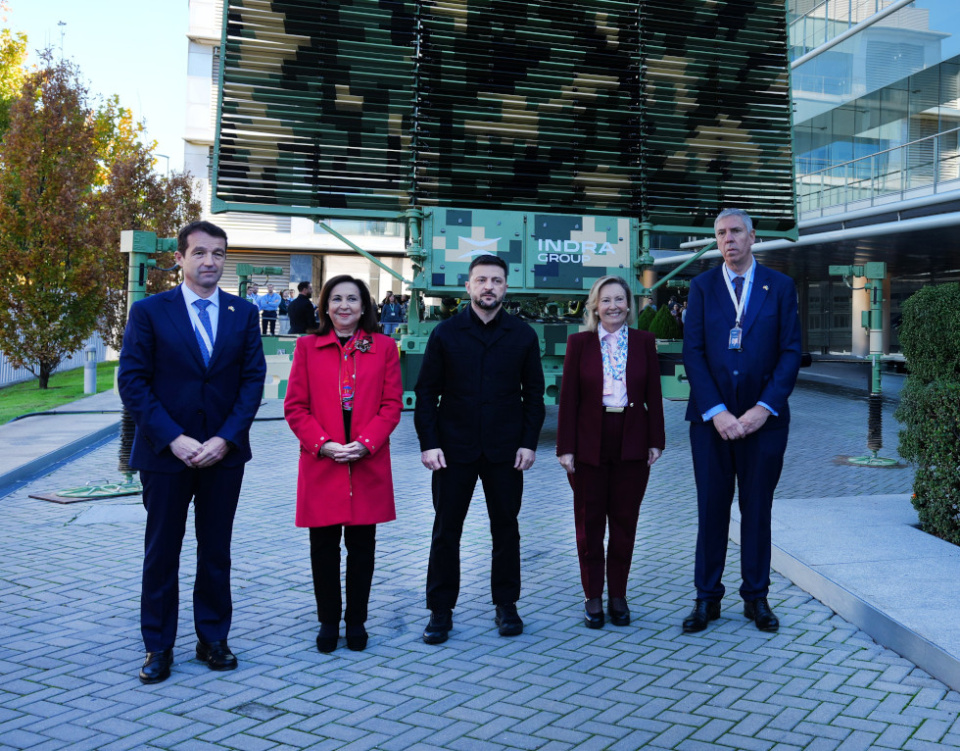 El presidente Zelenski y la ministra de Defensa de Espa&ntilde;a, Margarita Robles, han asistido al primer &ldquo;Encuentro Industrial y Tecnol&oacute;gico Espa&ntilde;a-Ucrania&rdquo;.