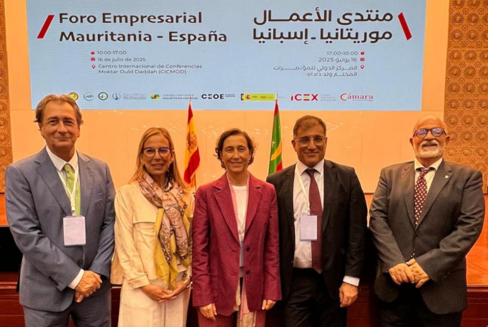 Presentaci&oacute;n de AFRICO durante el Foro Empresarial Mauritania-Espa&ntilde;a