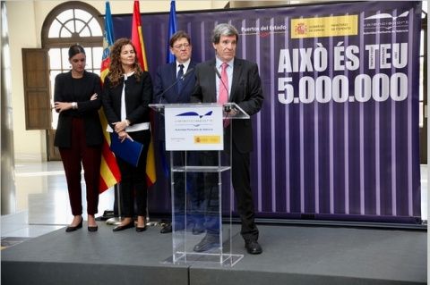 Inauguraci&oacute;n de la exposici&oacute;n &ldquo;Aix&ograve; es TEU &ndash; 5.00.000&rdquo;.