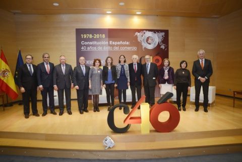 La jornada &ldquo;La Constituci&oacute;n Espa&ntilde;ola: 40 a&ntilde;os de &eacute;xito del comercio&rdquo;, celebrada en el Ministerio.