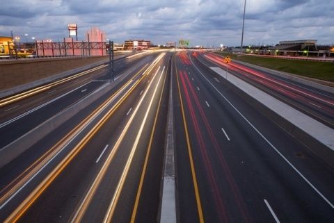Autopista NTE en Texas.