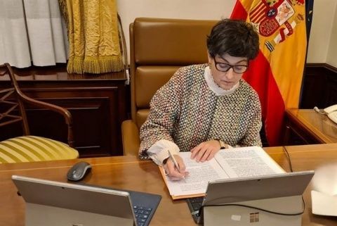 La Ministra de Asuntos Exteriores, Uni&oacute;n Europea y Cooperaci&oacute;n, Arancha Gonz&aacute;lez Laya.