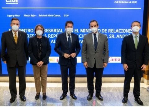 El análisis se dio durante un encuentro virtual bilateral celebrado desde la sede de CEOE. El análisis se dio durante un encuentro virtual bilateral celebrado desde la sede de CEOE.