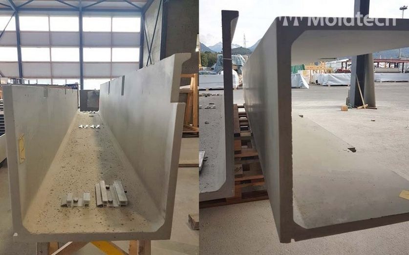 Moldes especiales para fachadas arquitect&oacute;nicas con hormig&oacute;n reforzado con fibra.