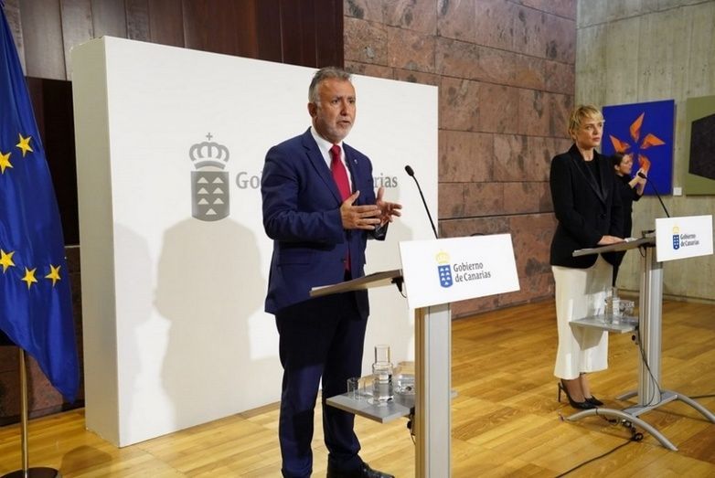 El presidente de Canarias,  &Aacute;ngel V&iacute;ctor Torres.