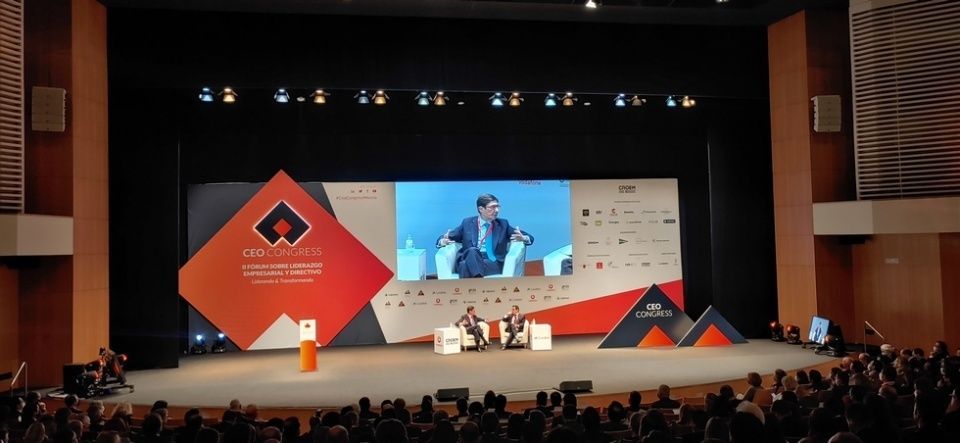 Jos&eacute; Ignacio Goirigolzarri, durante su intervenci&oacute;n en el CEO Congress.