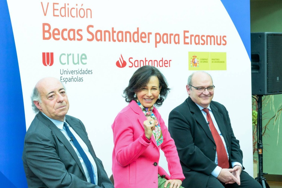 Juan Romo, Ana Botín y José Manuel Pingarrón. Juan Romo, Ana Botín y José Manuel Pingarrón.
