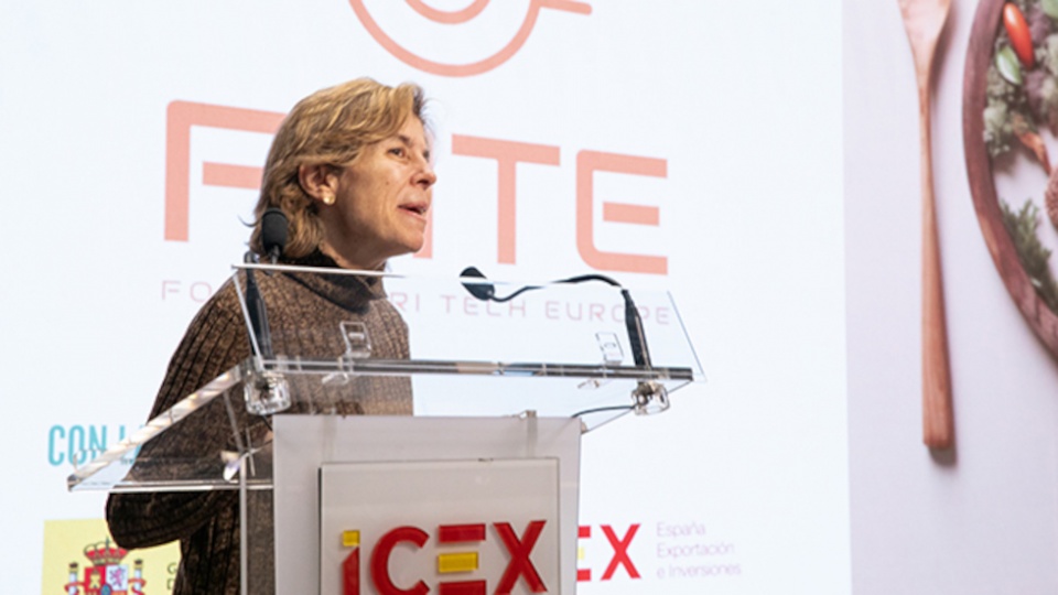Mar&iacute;a Naranjo, directora de Industria Alimentaria de ICEX, en la presentaci&oacute;n de la asociaci&oacute;n