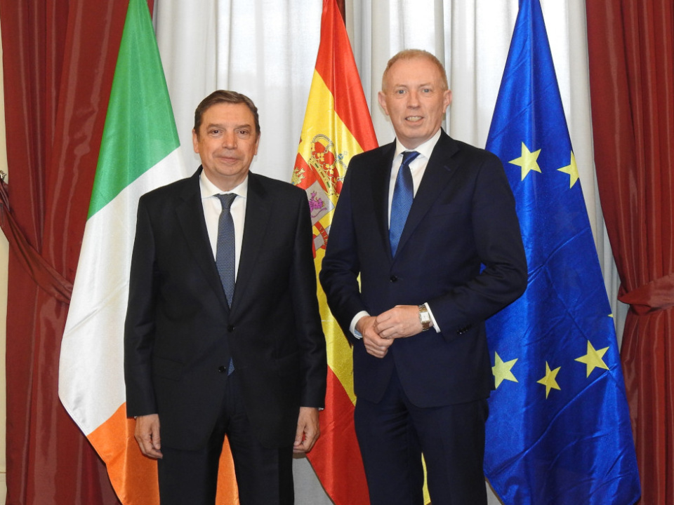 Espa&ntilde;a e Irlanda estrechan su colaboraci&oacute;n de cara al pr&oacute;ximo Consejo de Ministros de la UE sobre pol&iacute;tica pesquera.